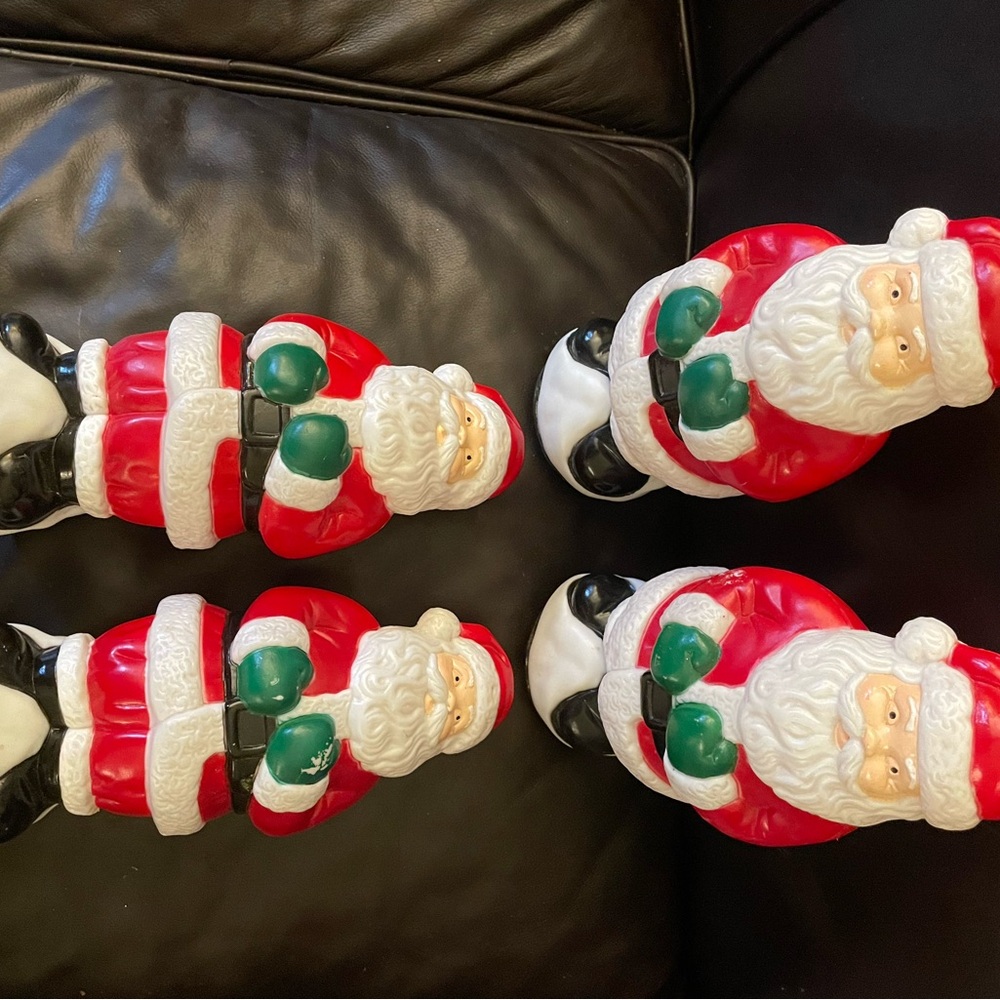 Festive Santa Claus Pathway Lights Set